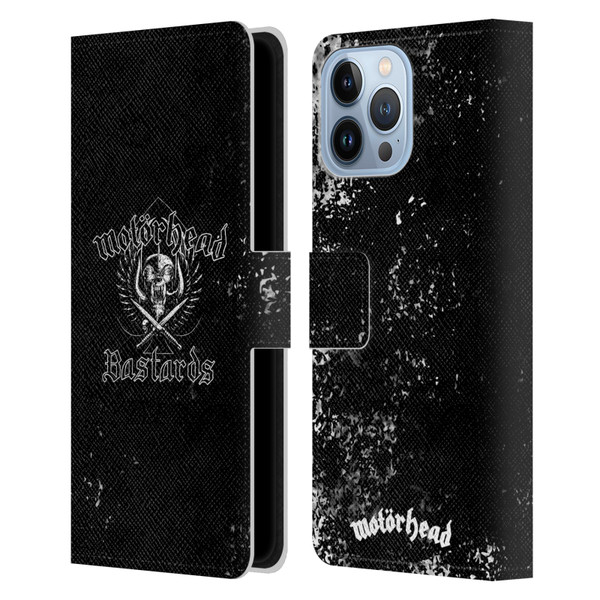 Motorhead Album Covers Bastards Leather Book Wallet Case Cover For Apple iPhone 13 Pro Max