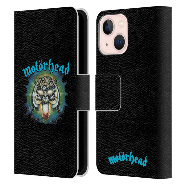 Motorhead Album Covers Overkill Leather Book Wallet Case Cover For Apple iPhone 13 Mini