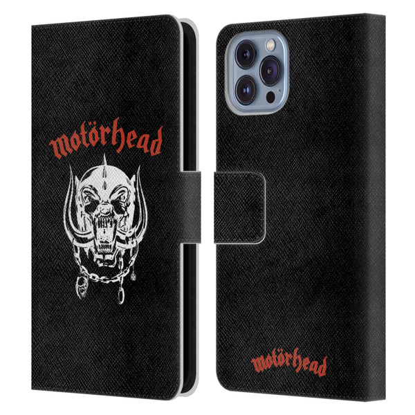 Motorhead Album Covers 1977 Leather Book Wallet Case Cover For Apple iPhone 14