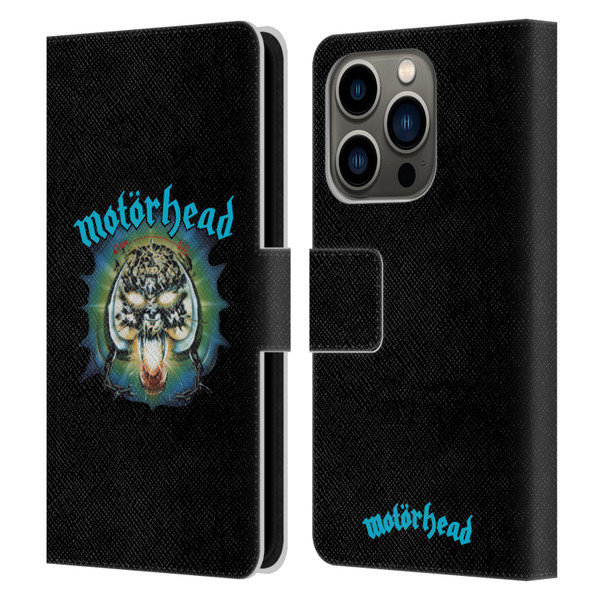 Motorhead Album Covers Overkill Leather Book Wallet Case Cover For Apple iPhone 14 Pro