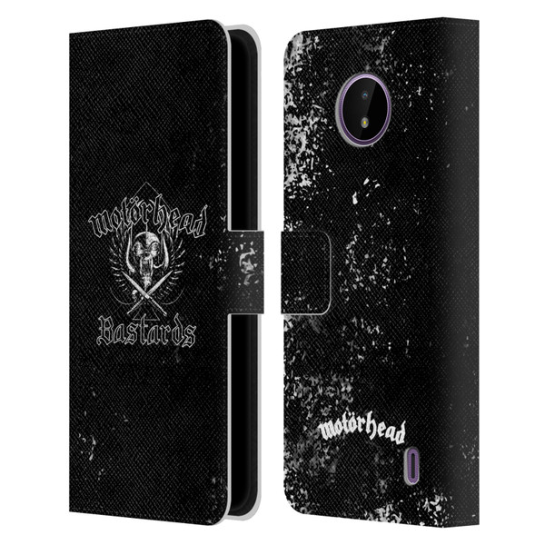 Motorhead Album Covers Bastards Leather Book Wallet Case Cover For Nokia C10 / C20