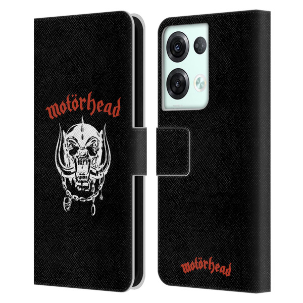 Motorhead Album Covers 1977 Leather Book Wallet Case Cover For OPPO Reno8 Pro