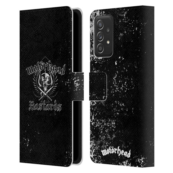 Motorhead Album Covers Bastards Leather Book Wallet Case Cover For Samsung Galaxy A52 / A52s / 5G (2021)