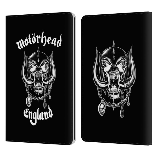 Motorhead Graphics England Leather Book Wallet Case Cover For Amazon Kindle Paperwhite 1 / 2 / 3