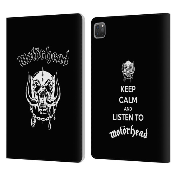 Motorhead Graphics Classic Logo Leather Book Wallet Case Cover For Apple iPad Pro 11 2020 / 2021 / 2022