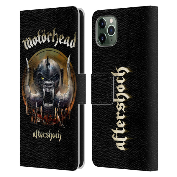 Motorhead Graphics Aftershock Leather Book Wallet Case Cover For Apple iPhone 11 Pro Max