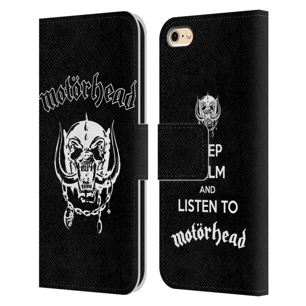 Motorhead Graphics Classic Logo Leather Book Wallet Case Cover For Apple iPhone 6 / iPhone 6s