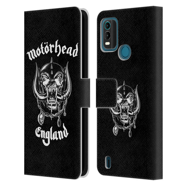 Motorhead Graphics England Leather Book Wallet Case Cover For Nokia G11 Plus