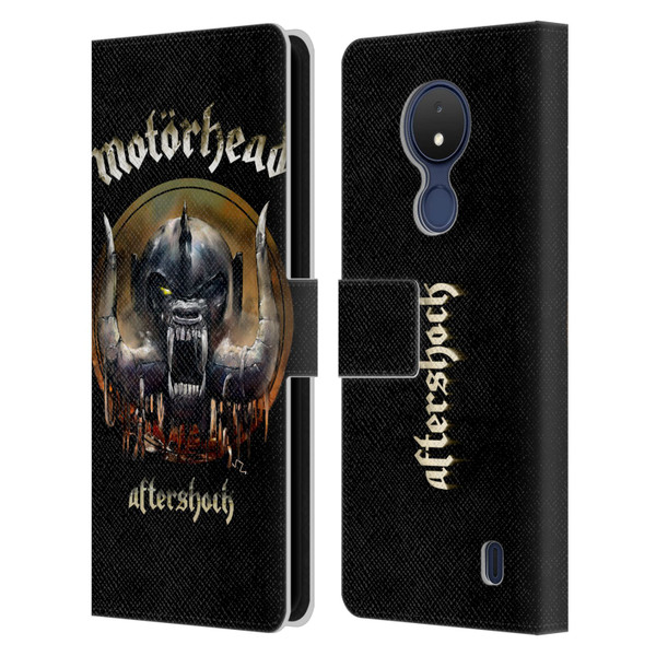 Motorhead Graphics Aftershock Leather Book Wallet Case Cover For Nokia C21