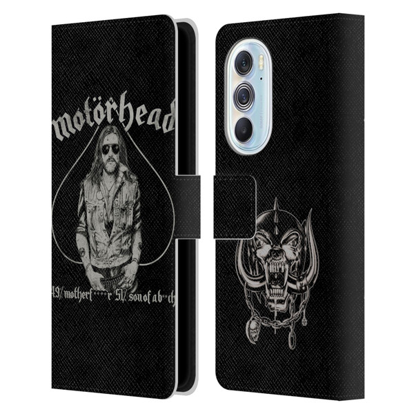 Motorhead Graphics Ace Of Spades Lemmy Leather Book Wallet Case Cover For Motorola Edge X30