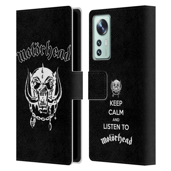 Motorhead Graphics Classic Logo Leather Book Wallet Case Cover For Xiaomi 12