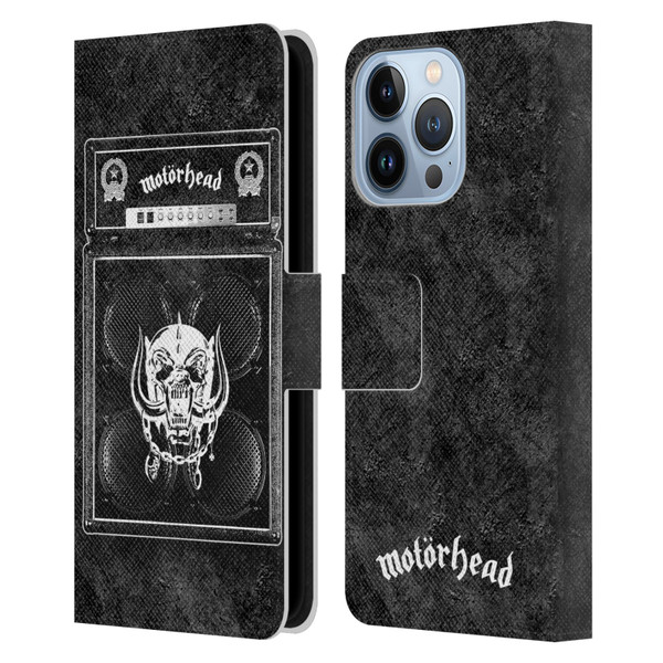 Motorhead Key Art Amp Stack Leather Book Wallet Case Cover For Apple iPhone 13 Pro