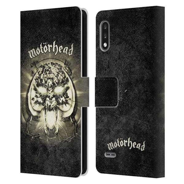 Motorhead Key Art Overkill Leather Book Wallet Case Cover For LG K22