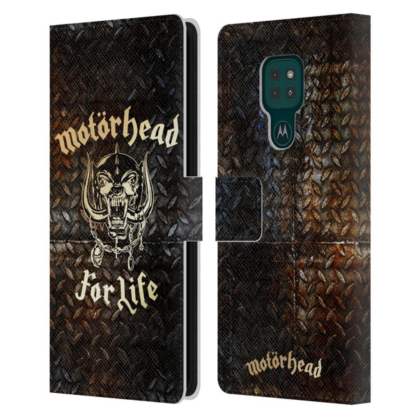 Motorhead Key Art For Life Leather Book Wallet Case Cover For Motorola Moto G9 Play