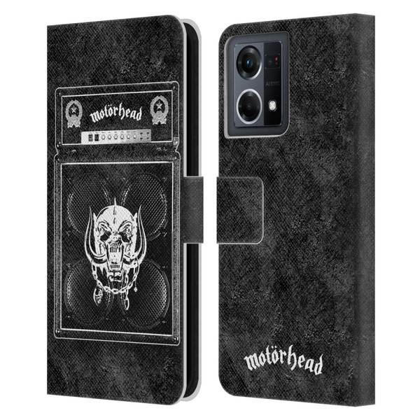 Motorhead Key Art Amp Stack Leather Book Wallet Case Cover For OPPO Reno8 4G
