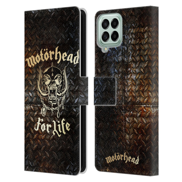 Motorhead Key Art For Life Leather Book Wallet Case Cover For Samsung Galaxy M33 (2022)