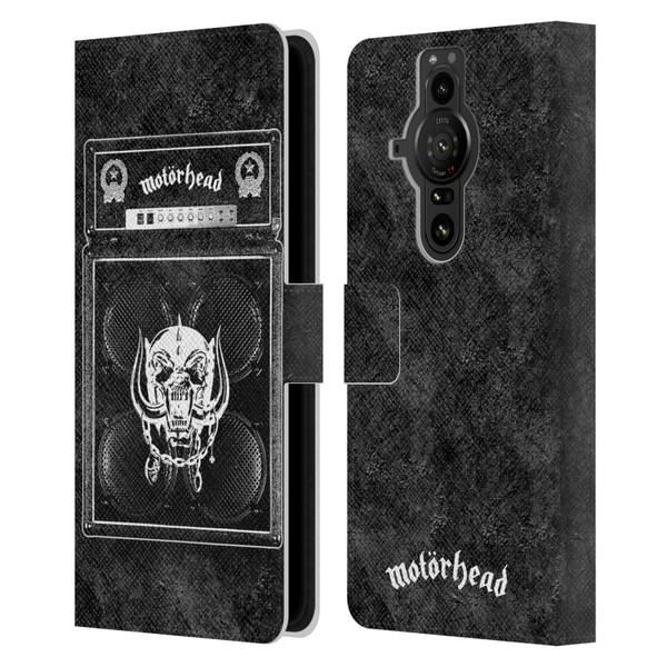 Motorhead Key Art Amp Stack Leather Book Wallet Case Cover For Sony Xperia Pro-I