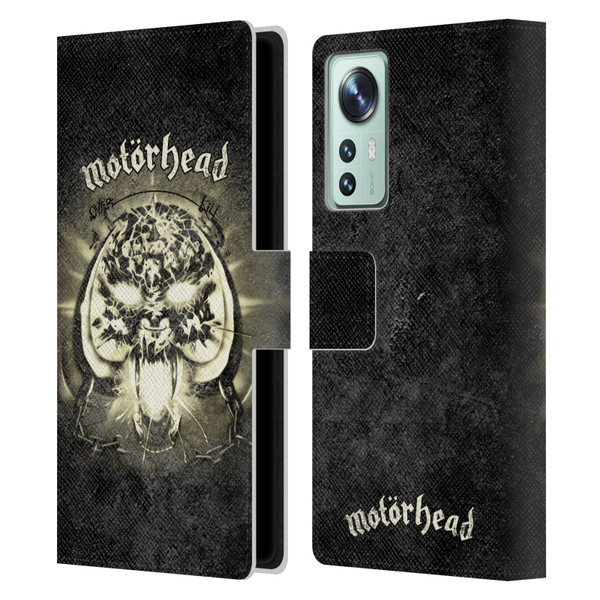 Motorhead Key Art Overkill Leather Book Wallet Case Cover For Xiaomi 12