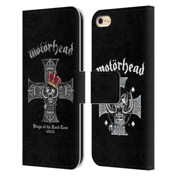 Motorhead Tours Kings Of The Road Leather Book Wallet Case Cover For Apple iPhone 6 / iPhone 6s