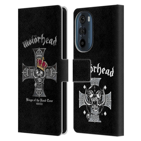 Motorhead Tours Kings Of The Road Leather Book Wallet Case Cover For Motorola Edge 30