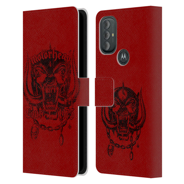 Motorhead Tours 1975 Leather Book Wallet Case Cover For Motorola Moto G10 / Moto G20 / Moto G30