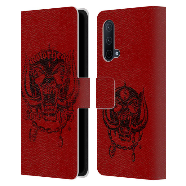 Motorhead Tours 1975 Leather Book Wallet Case Cover For OnePlus Nord CE 5G