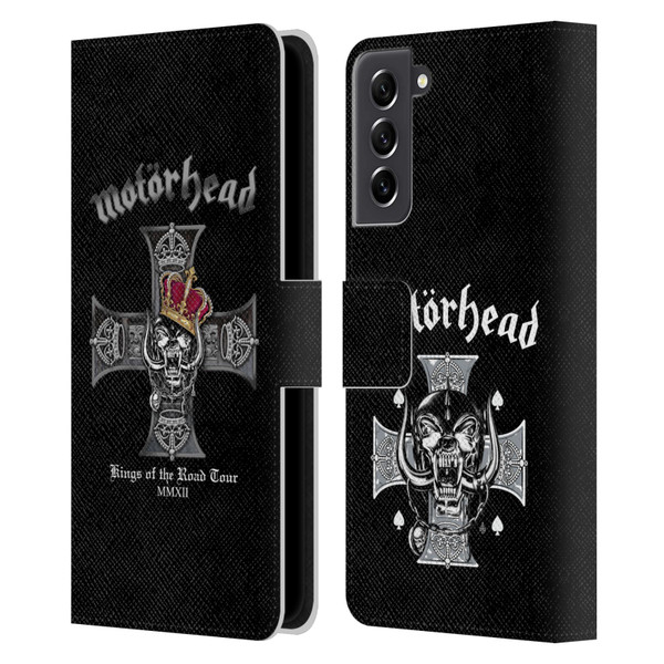 Motorhead Tours Kings Of The Road Leather Book Wallet Case Cover For Samsung Galaxy S21 FE 5G