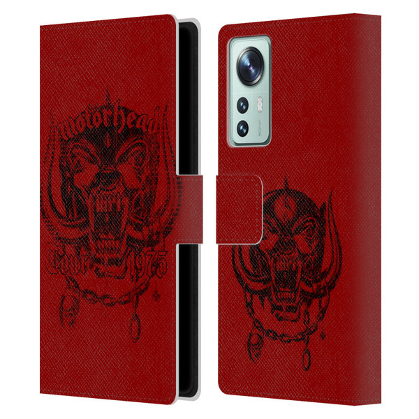 Motorhead Tours 1975 Leather Book Wallet Case Cover For Xiaomi 12