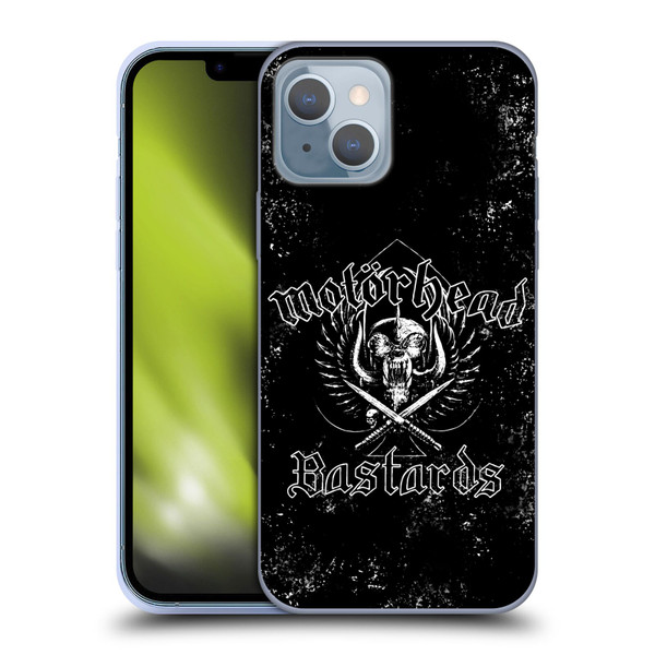 Motorhead Album Covers Bastards Soft Gel Case for Apple iPhone 14
