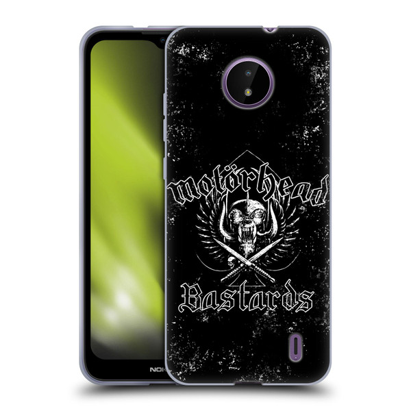 Motorhead Album Covers Bastards Soft Gel Case for Nokia C10 / C20