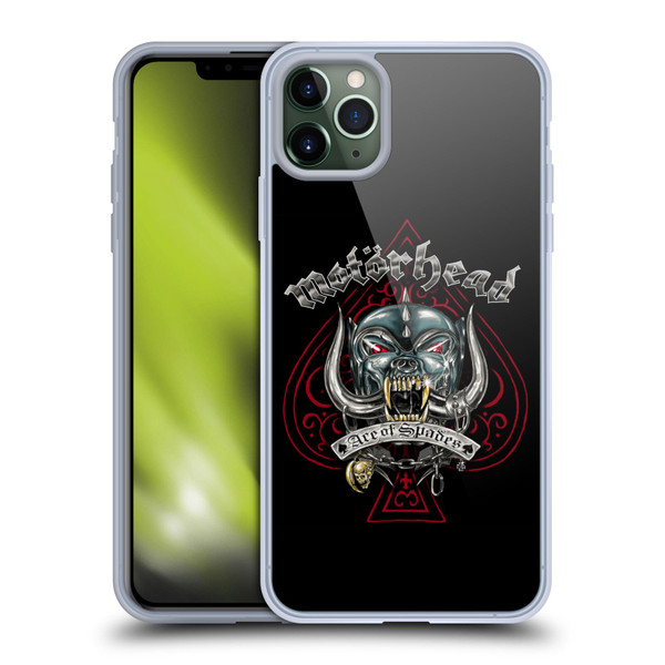 Motorhead Graphics Ace Of Spades Dog Soft Gel Case for Apple iPhone 11 Pro Max