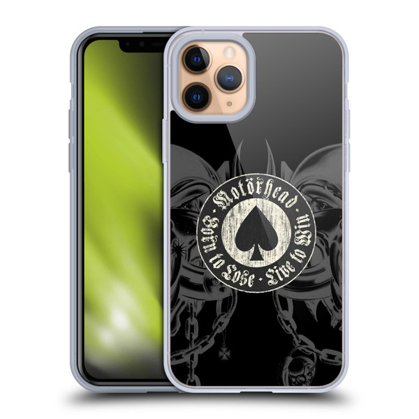Motorhead Graphics Born To Lose Love To Win Soft Gel Case for Apple iPhone 11 Pro & MagSafe
