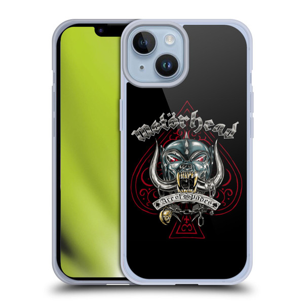 Motorhead Graphics Ace Of Spades Dog Soft Gel Case for Apple iPhone 14