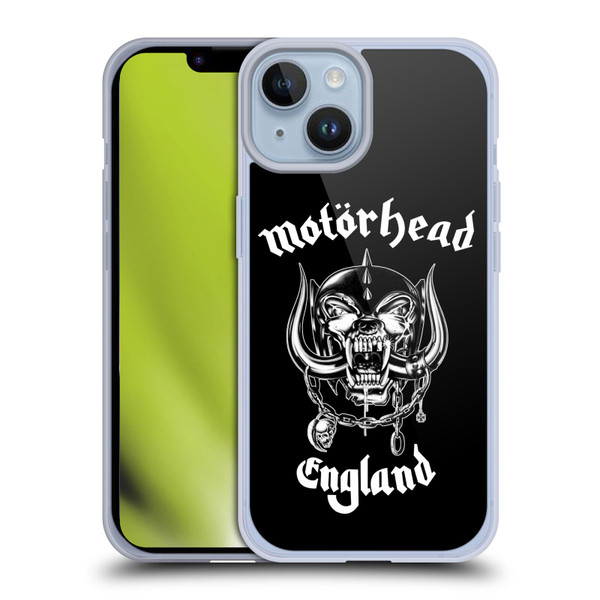 Motorhead Graphics England Soft Gel Case for Apple iPhone 14
