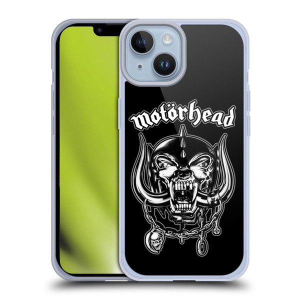 Motorhead Graphics Silver War Pig Soft Gel Case for Apple iPhone 14
