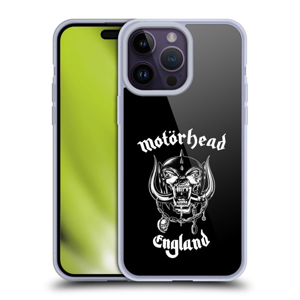 Motorhead Graphics England Soft Gel Case for Apple iPhone 14 Pro Max