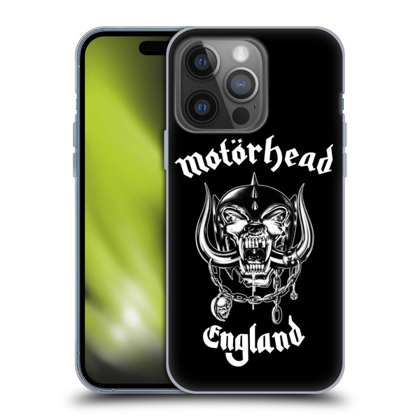 Motorhead Graphics England Soft Gel Case for Apple iPhone 14 Pro