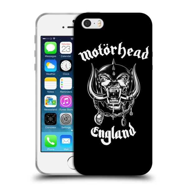 Motorhead Graphics England Soft Gel Case for Apple iPhone 5 / 5s / iPhone SE 2016