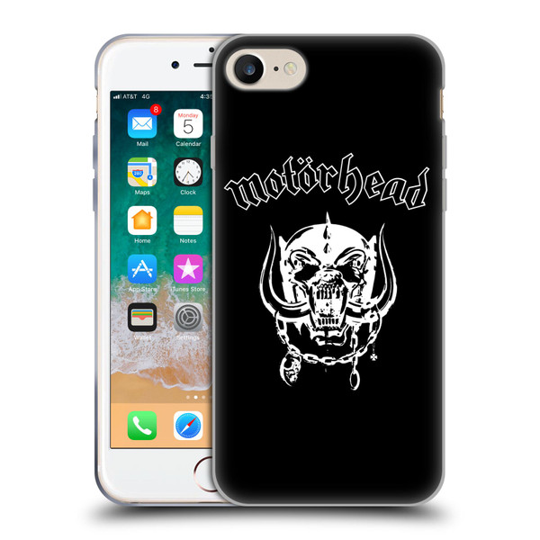 Motorhead Graphics Classic Logo Soft Gel Case for Apple iPhone 7 / 8 / SE 2020 & 2022 & MagSafe