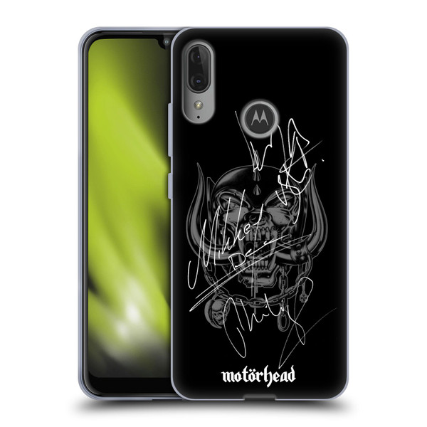 Motorhead Graphics Signatures Soft Gel Case for Motorola Moto E6 Plus