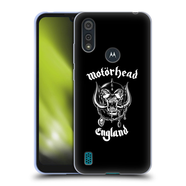 Motorhead Graphics England Soft Gel Case for Motorola Moto E6s (2020)