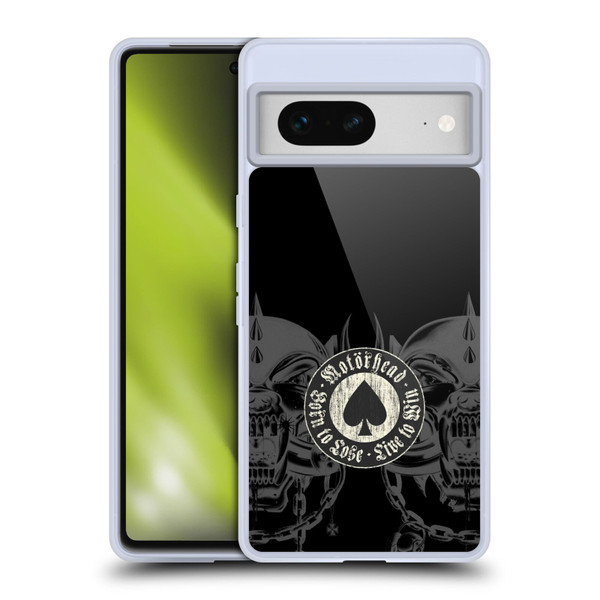 Motorhead Graphics Born To Lose Love To Win Soft Gel Case for Google Pixel 7