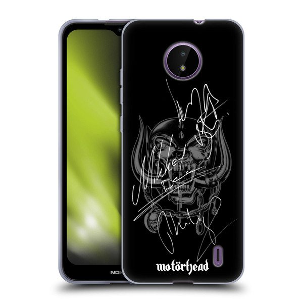 Motorhead Graphics Signatures Soft Gel Case for Nokia C10 / C20