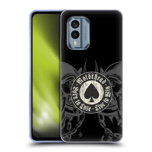 Motorhead Graphics Born To Lose Love To Win Soft Gel Case for Nokia X30