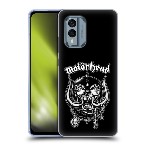 Motorhead Graphics Silver War Pig Soft Gel Case for Nokia X30