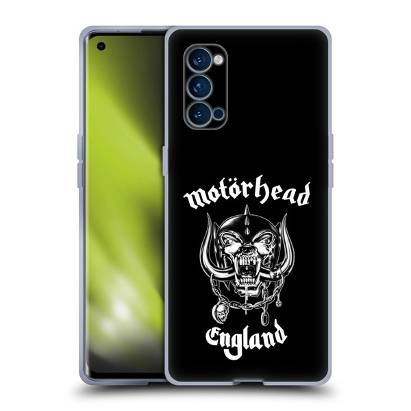 Motorhead Graphics England Soft Gel Case for OPPO Reno 4 Pro 5G