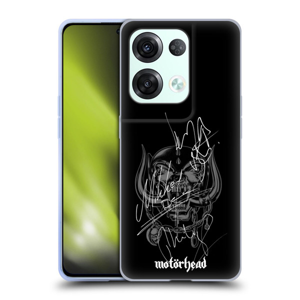 Motorhead Graphics Signatures Soft Gel Case for OPPO Reno8 Pro