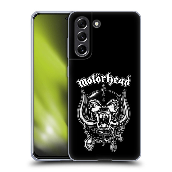 Motorhead Graphics Silver War Pig Soft Gel Case for Samsung Galaxy S21 FE 5G