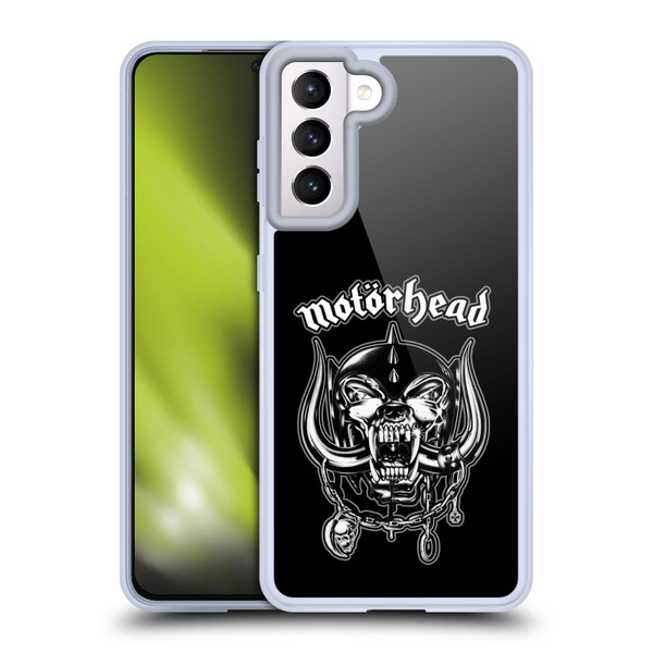 Motorhead Graphics Silver War Pig Soft Gel Case for Samsung Galaxy S21 5G & MagSafe