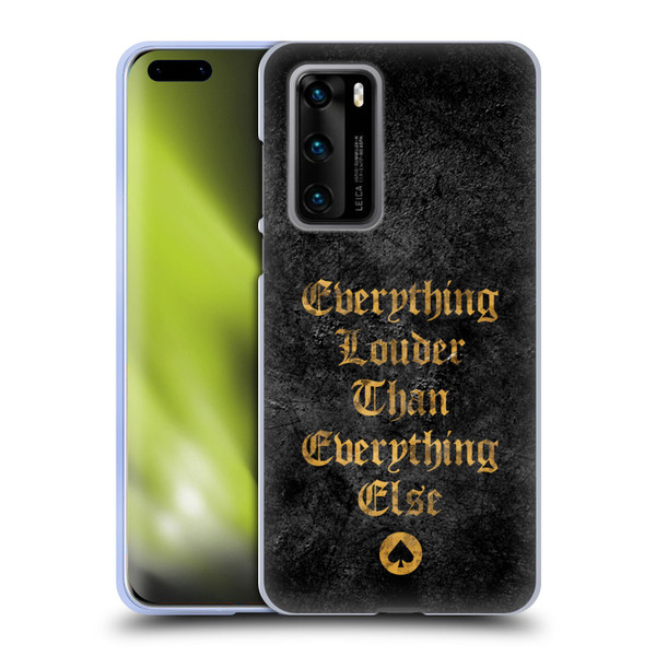 Motorhead Key Art Everything Louder Soft Gel Case for Huawei P40 5G